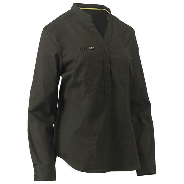 Bisley Women's Closed Front Shirt - Workwear Wo NZ | Womens Closed Front Shirt