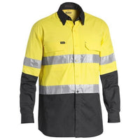 Thumbnail for Bisley Hi Vis Day/Night Airflow Ripstop Shirt - Workwear | Button Down Shirts NZ