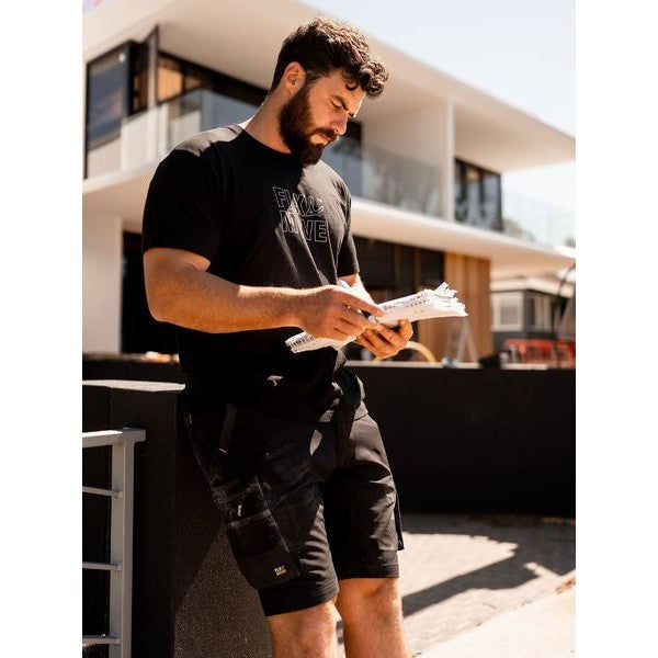 Bisley Flex & Move 4-Way Stretch Summer Cargo Shorts | Work Shorts NZ