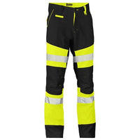 Thumbnail for Bisley D/N Taped Bio-Motion Pants - 245gsm Hi Vis | Hi Vis Pants NZ