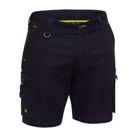 Thumbnail for Bisley Flex & Move Stretch Denim Zip Cargo Shorts | Shorts/Trousers NZ