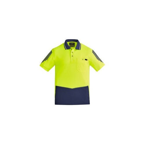 Syzmik Men's Hi Vis Flux S/S Polo - Workwear Po NZ | Polos/Sing...