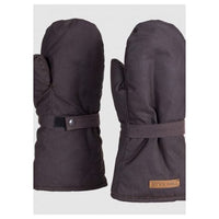 Thumbnail for Styx Mill Oilskin Brown Fur Lined Mittens - Workwear NZ | Acces...