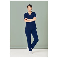 Thumbnail for Fashion Biz Biz Care Womens Avery V-Neck Scrub Top - Workwear N...