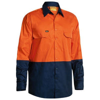 Thumbnail for Bisley Hi Vis Cool Lightweight Drill Shirt L/S