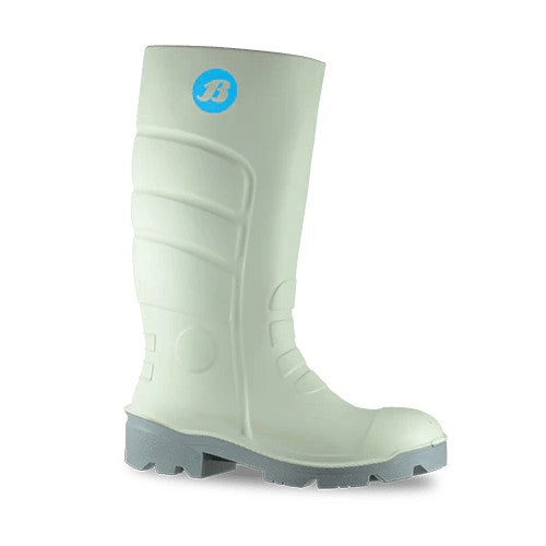 Bata Worklite Insulated Gumboot White - Steel Cap Thermal Safety | Work Boots NZ