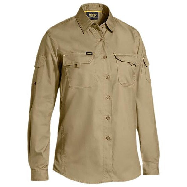 Bisley Women's X Airflow Ripstop Shirt - Workwear NZ | Womens Ripstop Shirt