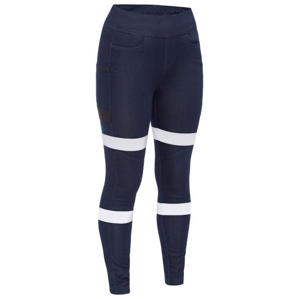Bisley Women's FLX & MOVE Biomotion Taped Jegging's NZ | Womens Taped Jeggings