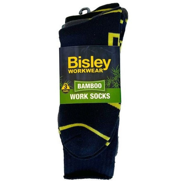 Bisley Bamboo Work Socks 3-Pack