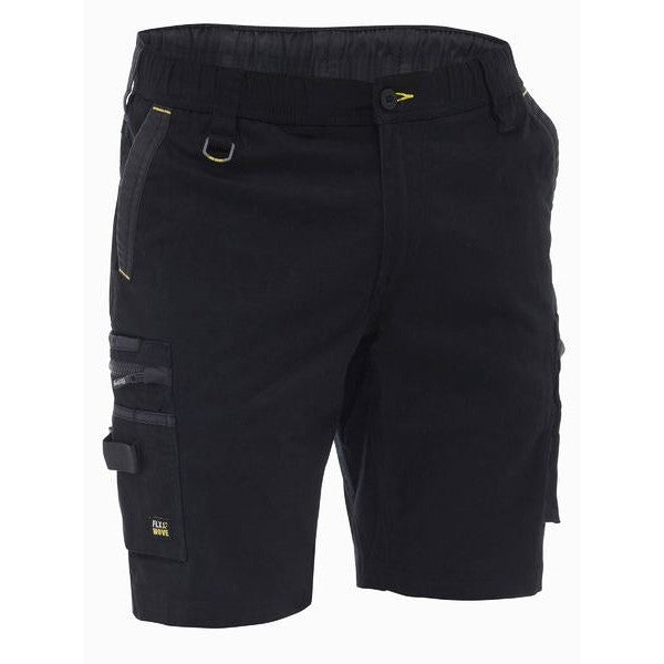 Bisley Flex & Move Elastic Waist Cargo Short - Workwear | Shorts NZ