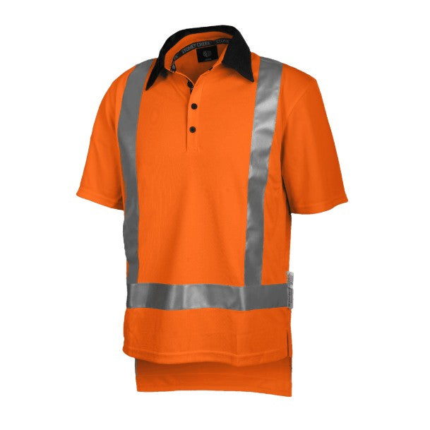 Stoney Creek Hi Vis Silverdry Short Sleeve Polo - Orange