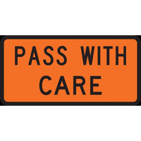 Thumbnail for 600×300 Pass with Care Vehicle Sign, Reflective & Magnetic