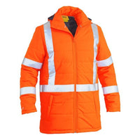 Thumbnail for Bisley Taped Hi-Vis Puffer Jacket - Workwear JA NZ | Hi Vis Jacket