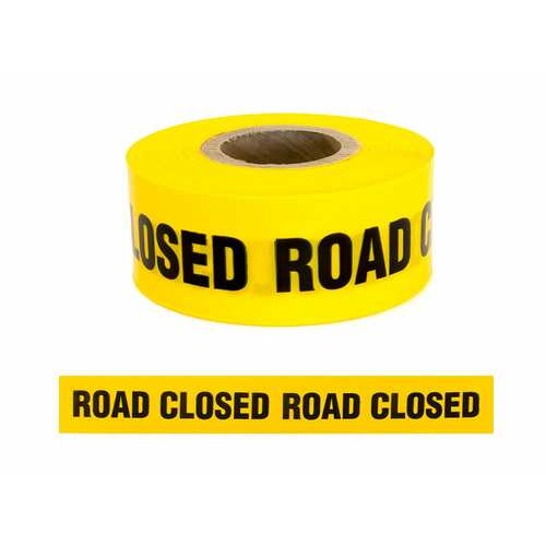 Esko Road Closed Tape - 75mm x 250m - Workwear NZ | SITE SAFETY...