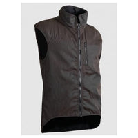 Thumbnail for Styx Mill Oilskin Brown Wool Lined Vest - Workwear NZ | Vests