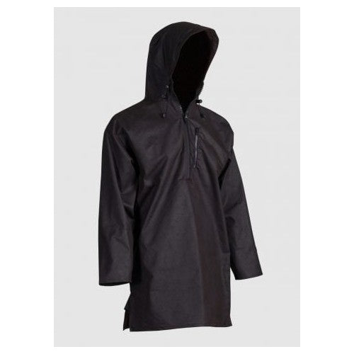 Styx Mill Oilskin Brown Lined Scope Pullover - Long Sle NZ | Ja...