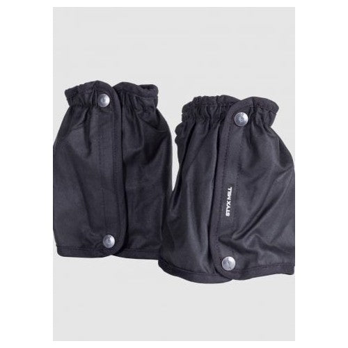 Styx Mill Oilskin Black Domed Gaiters/Putties - Workwear NZ | A...