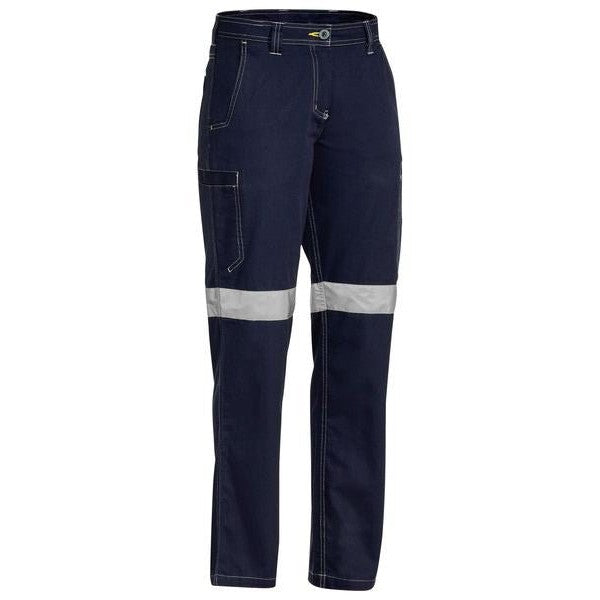 Bisley Women's Taped Cool Vented Light-Weight Pant's NZ | Womens Taped Pants