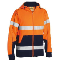 Thumbnail for Bisley Taped Hi Vis Fleece Hoodie - Workwear Jacket | Hi Vis Jackets NZ