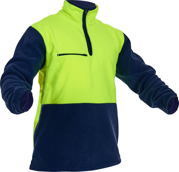 Caution Hi-Vis D/O Polar Fleece 1/2 Zip Tunic