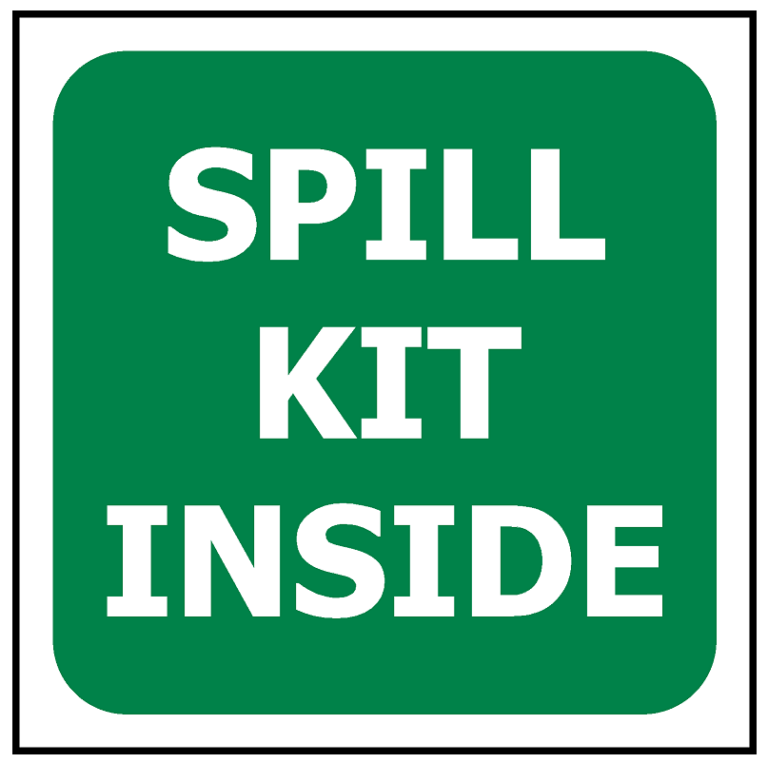100 x 100 SPILL KIT INSIDE Self Adhesive