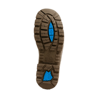 Thumbnail for Steel Blue Argyle Zip Scuff WP - Brown