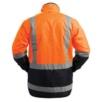 Thumbnail for Buy Bison Stamina Day/Night Zip Off Sleeves Hi Vis Jacket NZ | Coat... - Image 3 - Bison - Kiwi Workgear NZ