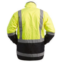 Thumbnail for Buy Bison Stamina Day/Night Zip Off Sleeves Hi Vis Jacket NZ | Coat... - Image 2 - Bison - Kiwi Workgear NZ