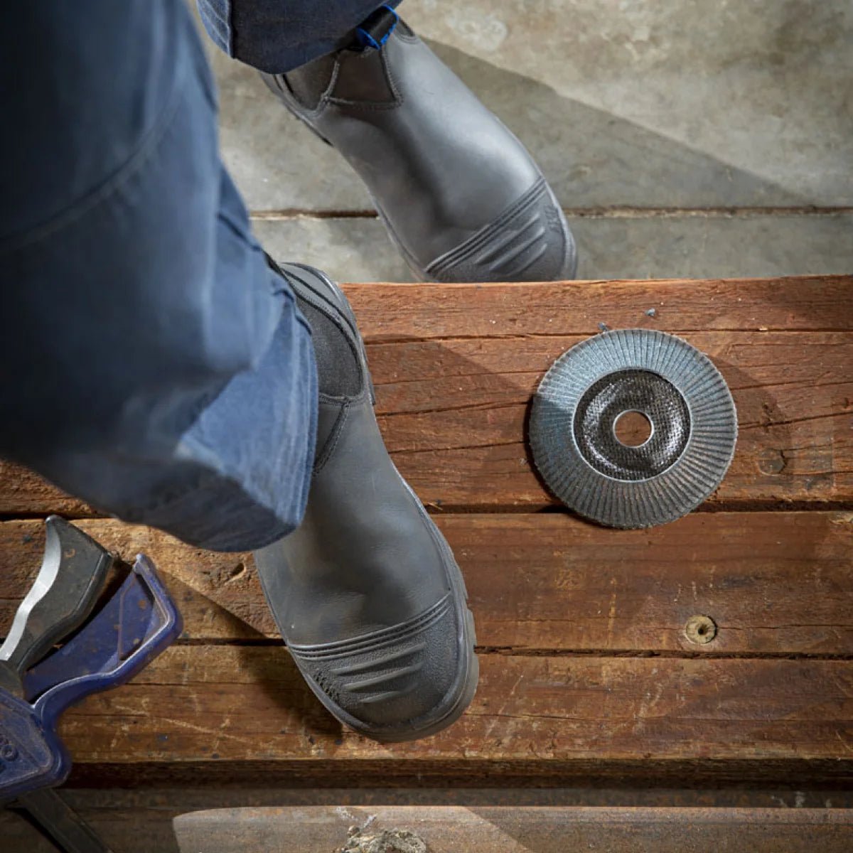 Steel Blue Hobart Scuff - Black - Kiwi Workgear
