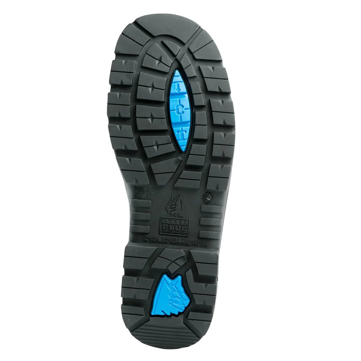 Steel Blue Southern Cross Zip Scuff - Black - Kiwi Workgear