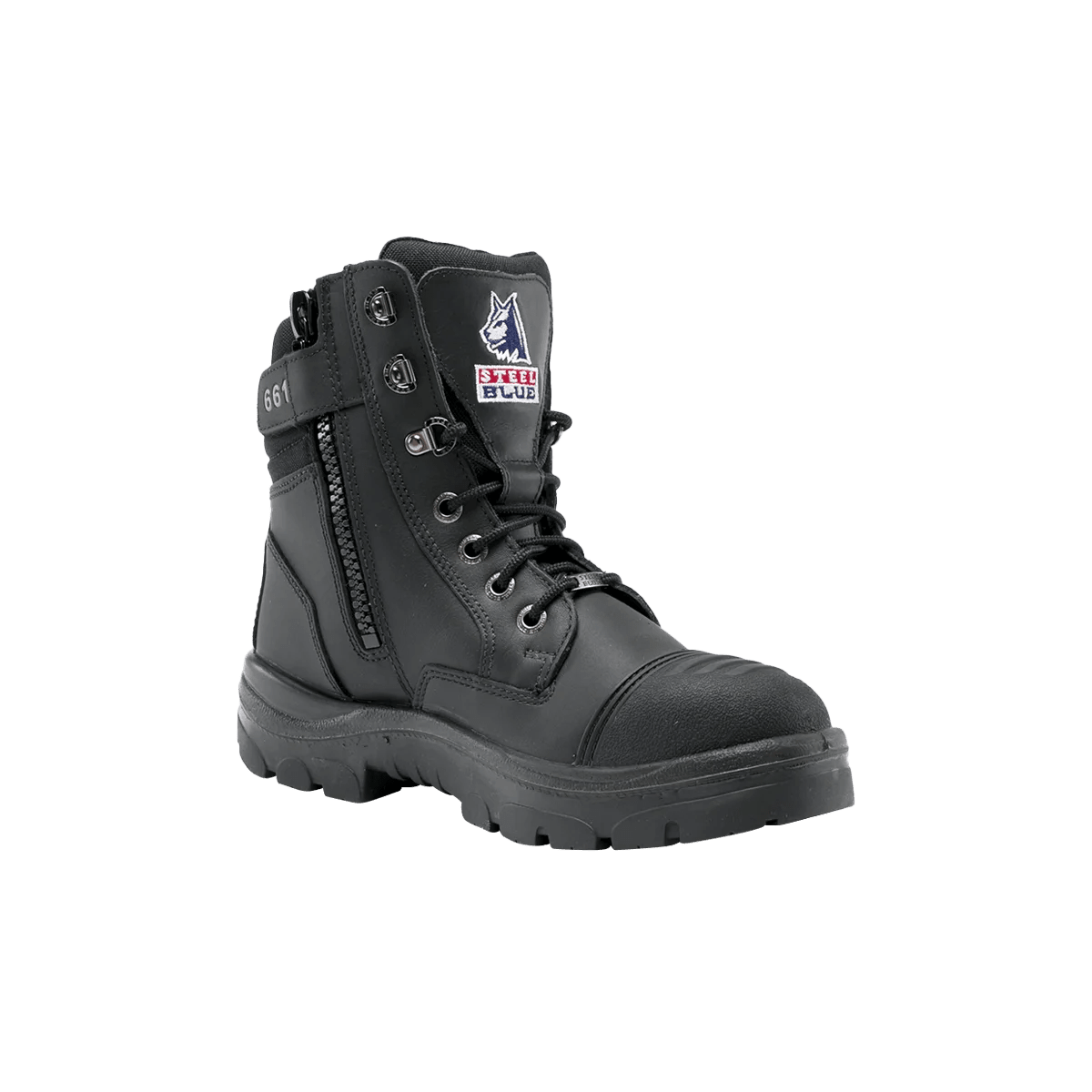 Steel Blue Southern Cross Zip Scuff - Black - Kiwi Workgear