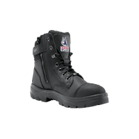 Thumbnail for Steel Blue Southern Cross Zip Scuff - Black - Kiwi Workgear
