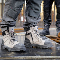 Thumbnail for Steel Blue Southern Cross Zip Scuff - Slate - Kiwi Workgear