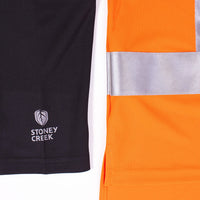 Thumbnail for STONEY CREEK HI VIS SILVERDRY LONG SLEEVE POLO - Kiwi Workgear