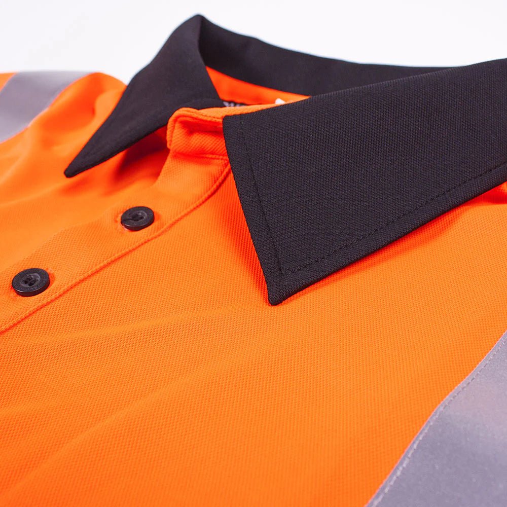 Stoney Creek Hi Vis Silverdry Short Sleeve Polo - Kiwi Workgear