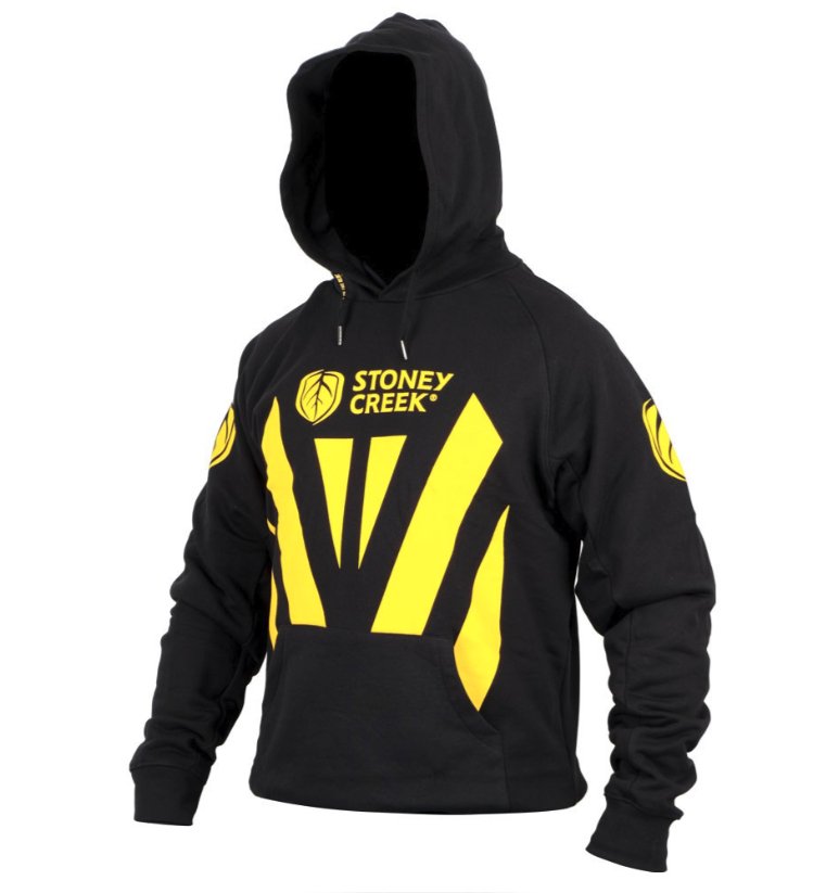 Stoney Creek Loud and Proud Hoodie - Yellow/Black - Kiwi Workgear