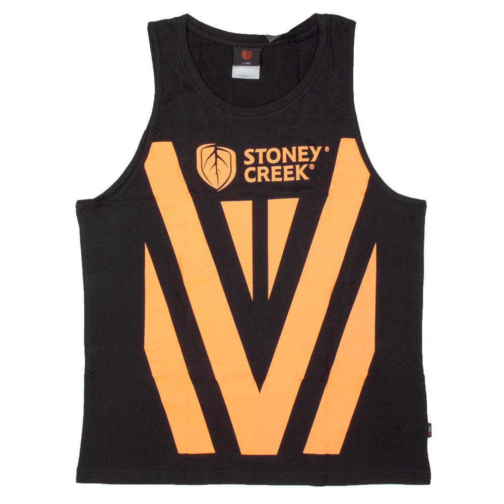 Stoney Creek Loud and Proud Singlet - Orange - Kiwi Workgear