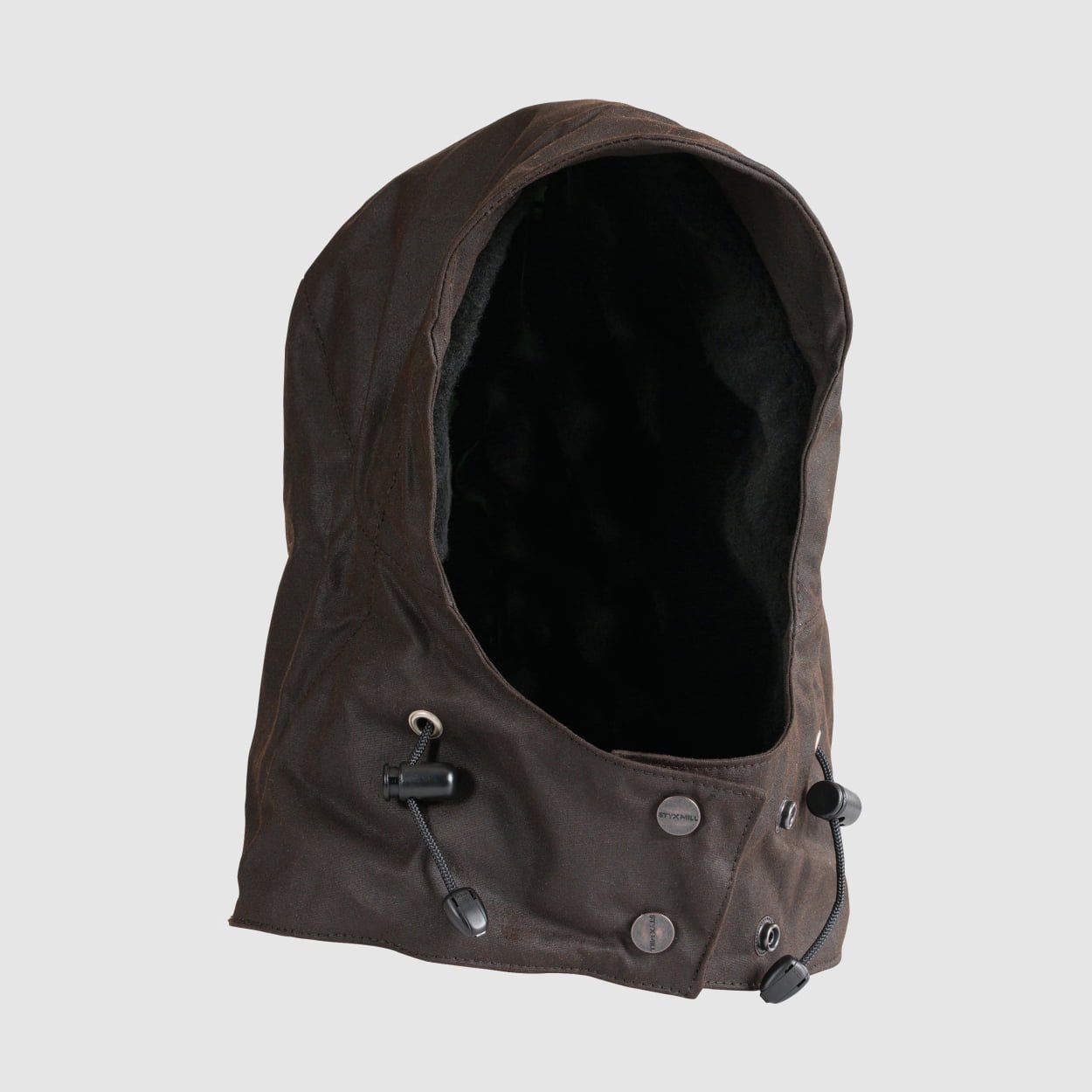 STYX MILL Oilskin Dome Attachable Lined Hood - Kiwi Workgear