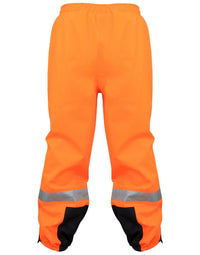Thumbnail for Swazi Hi Vis Overpants Blaze Orange/Black - Kiwi Workgear
