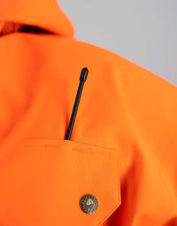 Thumbnail for Swazi Huron Anorak Blaze Orange/Black - Kiwi Workgear