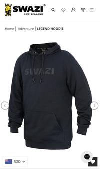 Thumbnail for Swazi Legend Hoodie - Kiwi Workgear