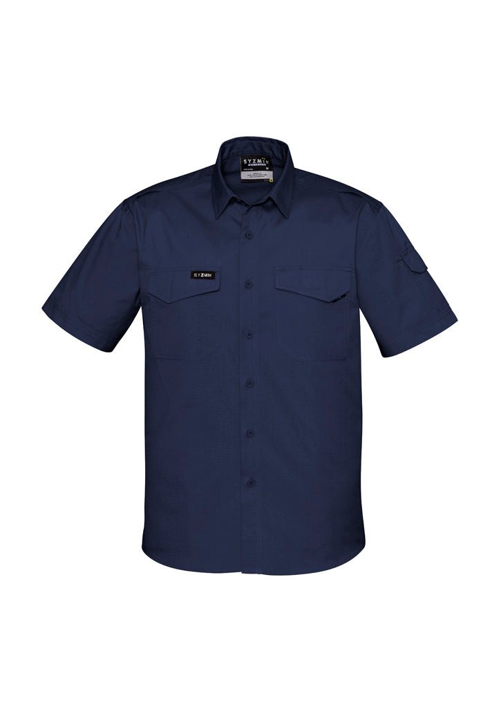 Syzmik Mens Rugged Cooling Short Sleeve Shirt - Kiwi Workgear