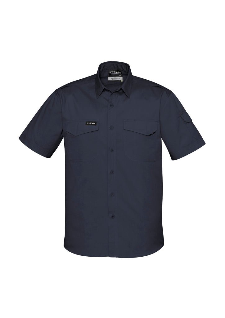 Syzmik Mens Rugged Cooling Short Sleeve Shirt - Kiwi Workgear