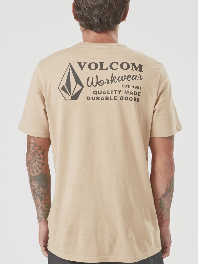 Volcom Mens Workwear Tee - Short Sleeve - Kiwi Workgear