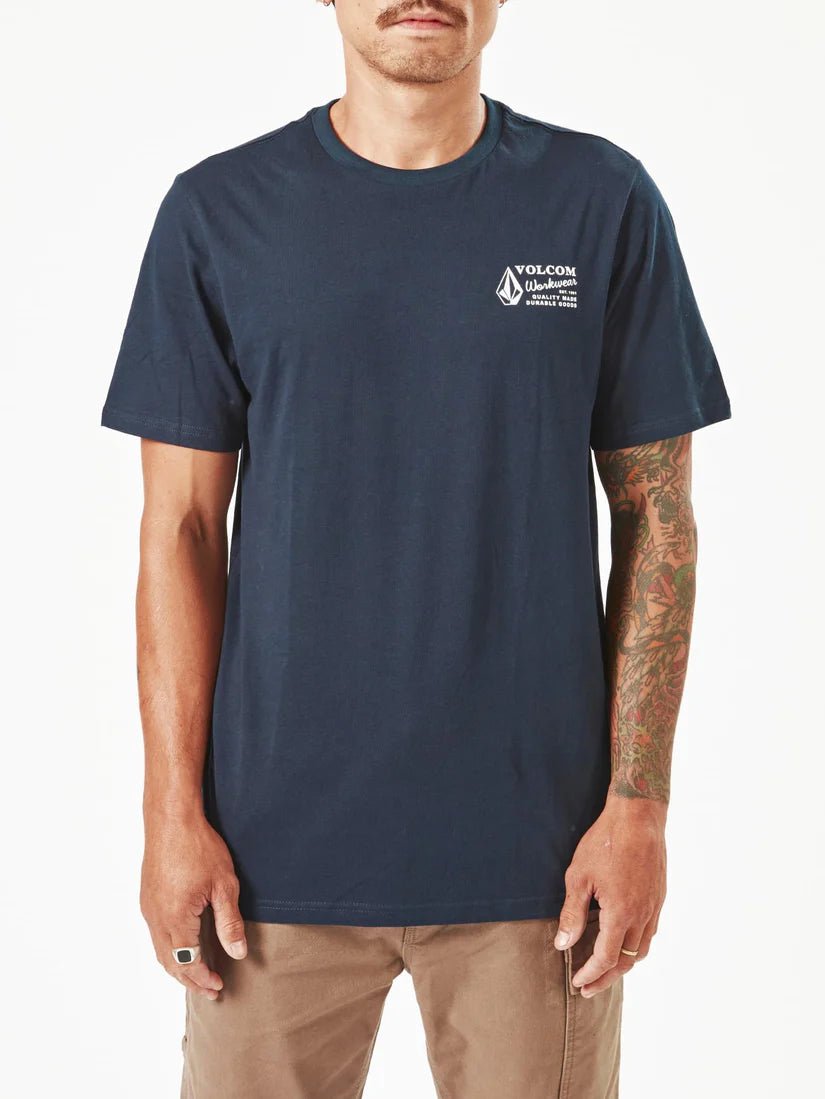 Volcom Mens Workwear Tee - Short Sleeve - Kiwi Workgear