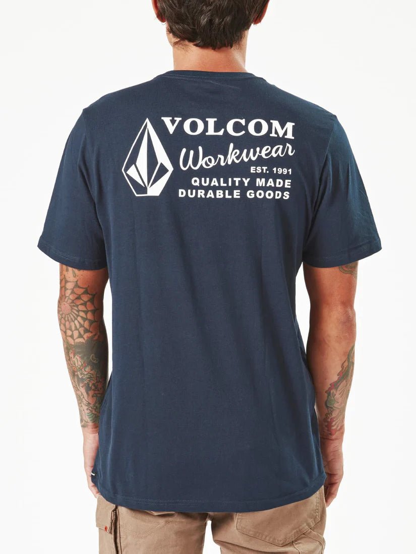 Volcom Mens Workwear Tee - Short Sleeve - Kiwi Workgear