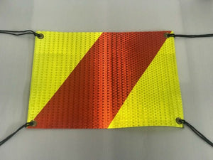 1x REFLECTIVE Day / Night Panel FLAG with eyelets & ties - Kiwi Workgear