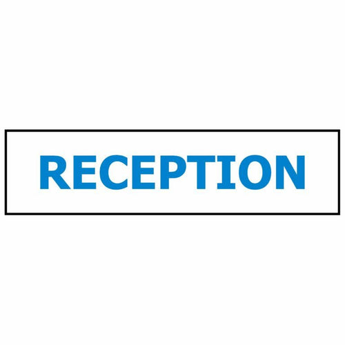 400×100 Reception Sign - Kiwi Workgear