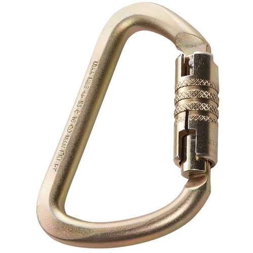 Aion Triple Lock D carabiner - Kiwi Workgear