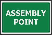 Thumbnail for Assembly Point Sign - Rigid Plastic - Kiwi Workgear